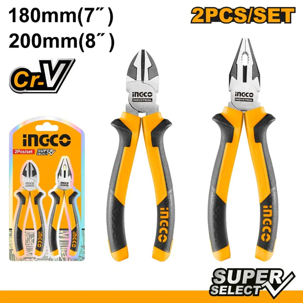 Набор плоскогубцев из 2 шт. INGCO HKPS28213