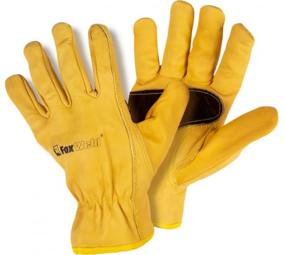 Перчатки кожаные Foxweld Тигр СА-06 размер 7775