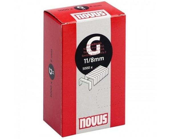Скобы "Novus" G 11/8мм. 5000шт. 042-0528 в Екатеринбурге