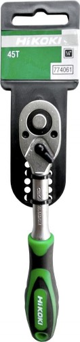 Рукоятка трещоточная храповая рычажная HiKOKI 45T 1/4   774061