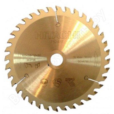 Диск пильный по дереву Hitachi 210х30z36 НТС-752442