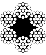 Трос стальной 10мм.DIN3055 (100м)