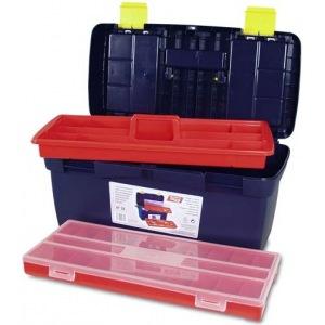 Ящик для инстрструментов с лотком+органайзер №18 "Tayg" 118005 58х29х29см. в Екатеринбурге 