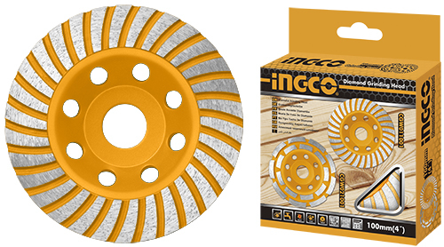 Диск алмазный чашечный шлифовальный 125 мм INGCO CGW011251 в Екатеринбурге