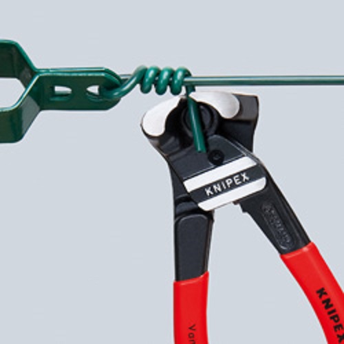 Болторез KNIPEX торц.особ. мощн.,рез: провол. мягк. d 6 мм, средн. d 4 мм, твёрд. d 3.5 мм, роял. струна d 3 мм, L-200 мм, 64 HRC, чёрн., 1К ручки,держатель KN-6101200SB в Екатеринбурге 