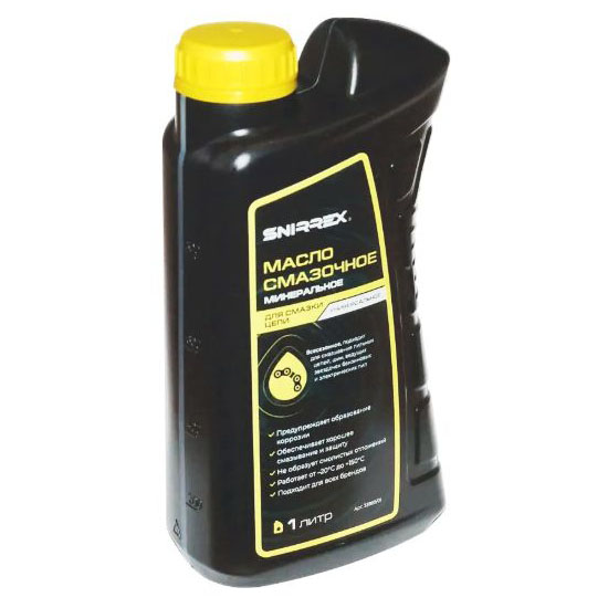 Масло для смазки цепи SNIRREX минеральное универсальное  1 л 33869 в Екатеринбурге