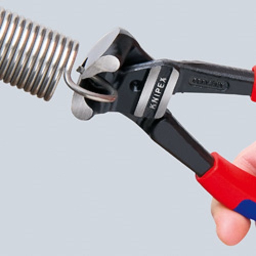 Болторез KNIPEX торц.особ. мощн.,рез: провол. мягк. d 6 мм, средн. d 4 мм, твёрд. d 3.5 мм, роял. струна d 3 мм, L-200 мм, 64 HRC, чёрн., 1К ручки,держатель KN-6101200SB в Екатеринбурге 