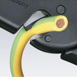 Инструмент для снятия изоляции автоматический "KNIPEX" 0,03-10мм.кв.  KN-1242195 в Екатеринбурге 