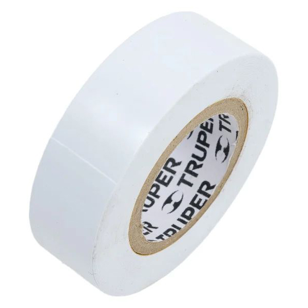 Изолента Truper акрил, 9м. ширина 19мм белая M-22B 13515 в Екатеринбурге