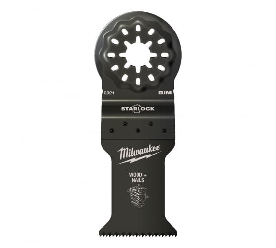 Биметаллическое полотно по древесине с гвоздями Milwaukee (10шт, 35 мм) 48906024