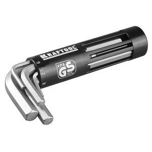 Набор шестигранников коротких "KRAFTOOL" HEX 2,2.5,3,4,5,6,8,10мм.  27430-1_z01