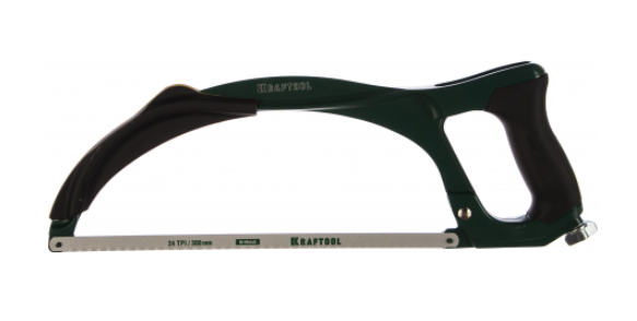 Ножовка по металлу Kraftool Ergo 300мм 24TPI фиксатор угла 90 и 45гр 15808_z01 в Екатеринбурге 