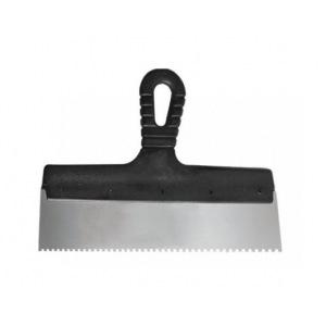 Шпатель зубчатый "Сибртех" 6х6мм. нерж.сталь 450мм. пластм.рукоять 85470