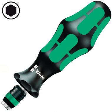 Рукоятка-держатель с быстрозажимным с патроном Rapidaptor WERA 816 R  хвостовик 1/4" C6.3/E6.3, 119 мм WE-051462