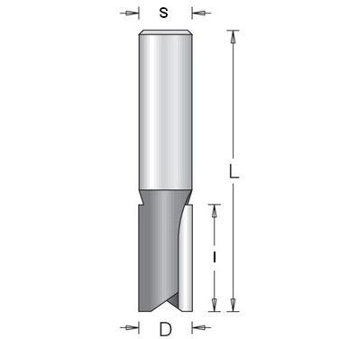 Фреза прямая пазовая DIMAR 12x51x108x12 1070559