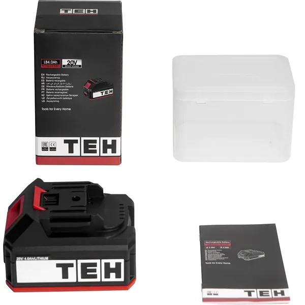 Аккумуляторная батарея TEH LB8.0Ah 20V 10C  в Екатеринбурге