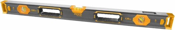 Уровень с магнитом усиленный 1200 мм. INGCO HSL68120