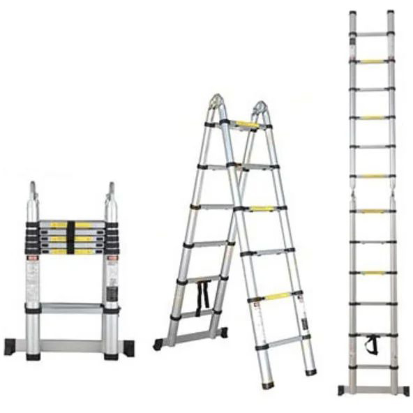 Лестница телескопическая STARTUL 2-х секц. алюм. 237/500см. 2x8 ступ. 16.95кг ST9733-050 в Екатеринбурге