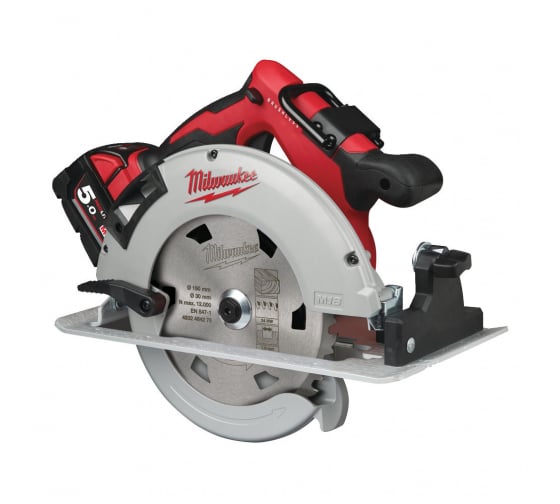 Аккумуляторная циркулярная пила Milwaukee M18 BLCS66-502X 4933464590