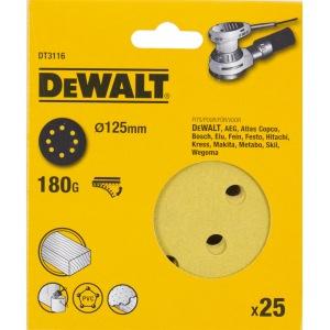 Шлифкруг "DeWalt" 125мм 180з  DT3116