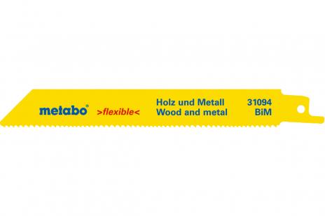 Пилки для сабельной пилы "Metabo" универсальные 150х1,8-2,6мм S922VF 631094000 в Екатеринбурге