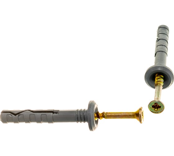 Дюбель-гвоздь с грибовидной манжетой СТРОЙБАТ 6x40мм. 200шт. 041730 в Екатеринбурге