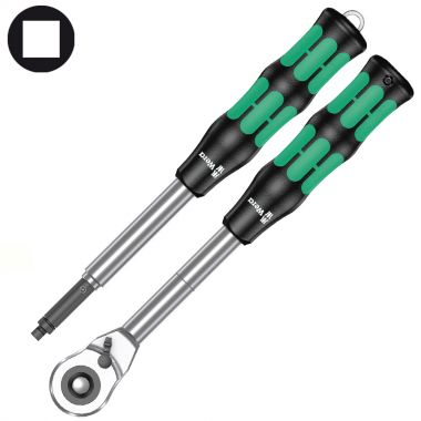 Трещотка + удлинитель WERA Zyklop Hybrid DR 1/2", 2 пр. WE-004095
