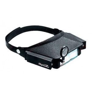 Лупа с дополнительными линзами и подсветкой "Sparta" для крепления на голове 913825