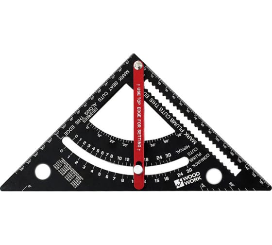 Угольник плотницкий Woodwork 170 мм PTR-170