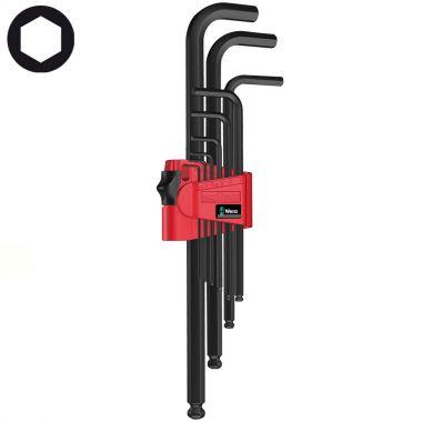 Набор шестигранников "Wera"  HEX 1.5,2.0,2.5,3.0,4.0,5.0,6.0,8.0,10мм.  WE-022086