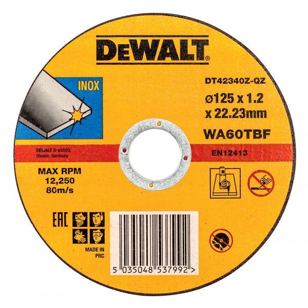 Диск отрезной DeWalt 125х22,2х1,2мм  DT42340Z-QZ в Екатеринбурге
