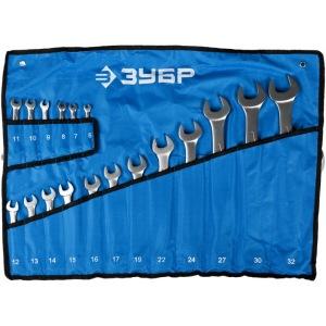 Набор ключей комбинировынных "ЗУБР" ПРОФИ 6-32мм.  27022-Н18 в Екатеринбурге 