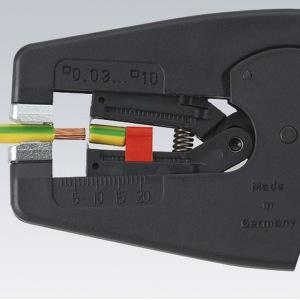 Инструмент для снятия изоляции автоматический "KNIPEX" 0,03-10мм.кв.  KN-1242195 в Екатеринбурге 