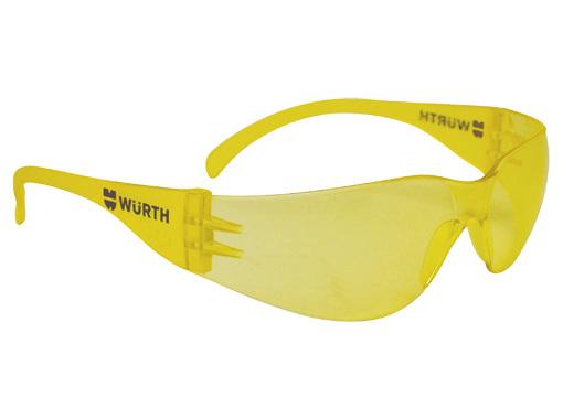 Защитные очки WURTH желтые 00899103122