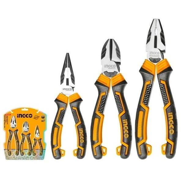 Набор плоскогубцев INGCO HKHLPS2831DS 3 шт. INDUSTRIAL в Екатеринбурге 