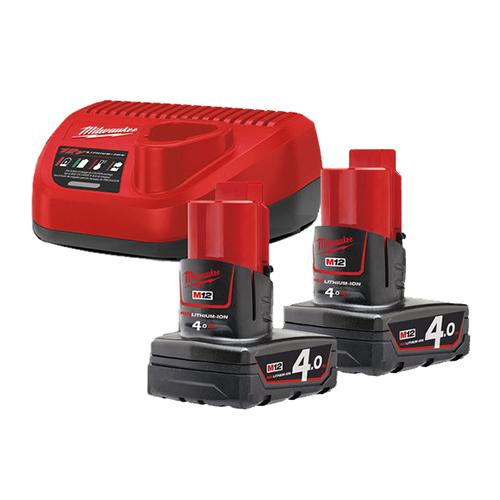 Энергокомплект Milwaukee M12 NRG-402 4933459211