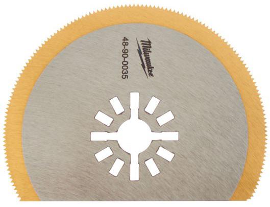 Полотно Milwaukee Milwaukee для мультитул 80мм с титановым напылением для резки металла, дерева с гв