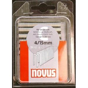 Скобы "Novus" C тип 4/15мм. 1100шт.  042-0390 в Екатеринбурге
