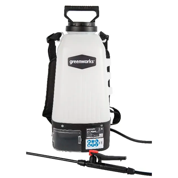Аккумуляторный опрыскиватель Greenworks 24В садовый комплект 5103507UB