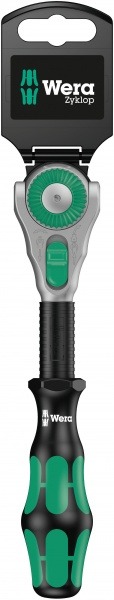 Трещотка WERA 8000 B Zyklop Speed SB DR 3/8" x 199 мм, 72 зубца, держатель-еврослот WE-073261