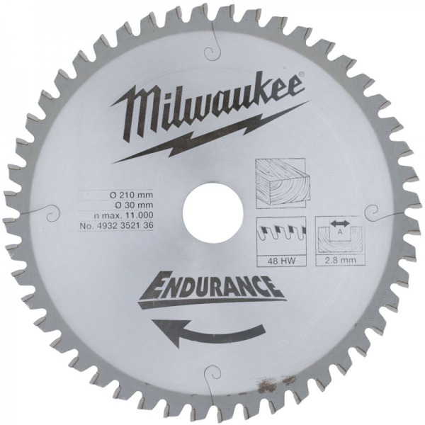 Пильный диск Milwaukee 230х30 Z48