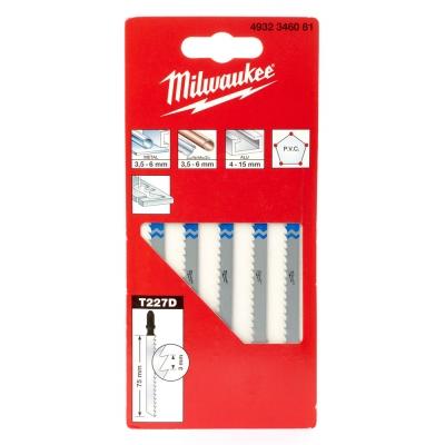 Полотна для лобзика Milwaukee T227D 75мм 5шт.