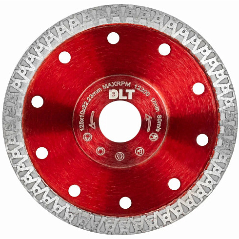 Диск алмазный по керамограниту DLT №4 TURBO-А 125х1,4х22,2мм  1288 в Екатеринбурге