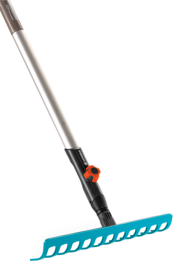 Грабли для газона "GARDENA" 30см 3177+ручка 130 см  03024-20.000.00