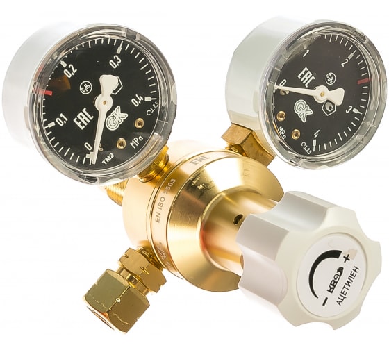 Редуктор ацетиленовый KRASS БАО 5 1,5-2,5/0,15 МПа 2117505