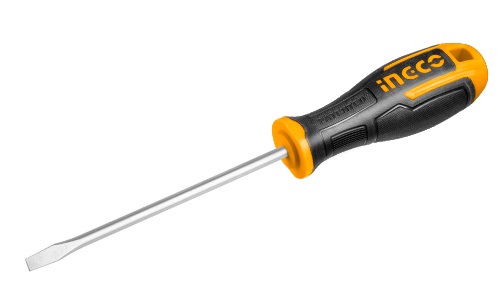 Отвертка плоская SL6.5 x 125 INGCO HS686125 INDUSTRIAL