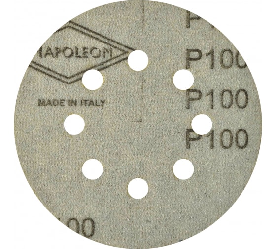Шлиф.круг NAPOLEON NAP GOLD d.125мм. 8отв. P100 00-00000271 в Екатеринбурге