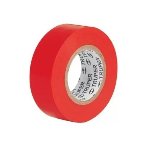 Изолента Truper акрил, 9м. ширина 19мм красная M-22R 13513