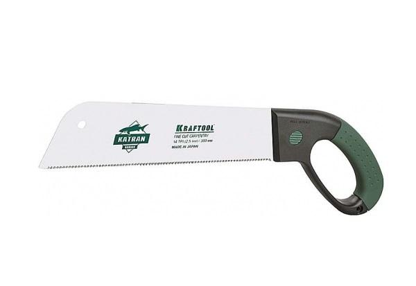 Ножовка по дереву Kraftool Katran 300мм 14TPI 3D заточка сменное полотно  1-15181-30-14