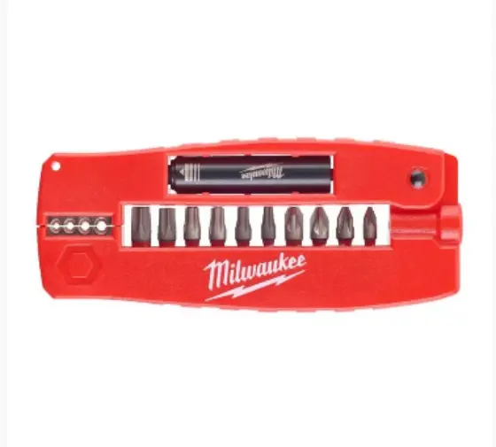 Набор бит Milwaukee SHOCKWAVE "Крокодил №3" (12шт) (дисплей 10шт)